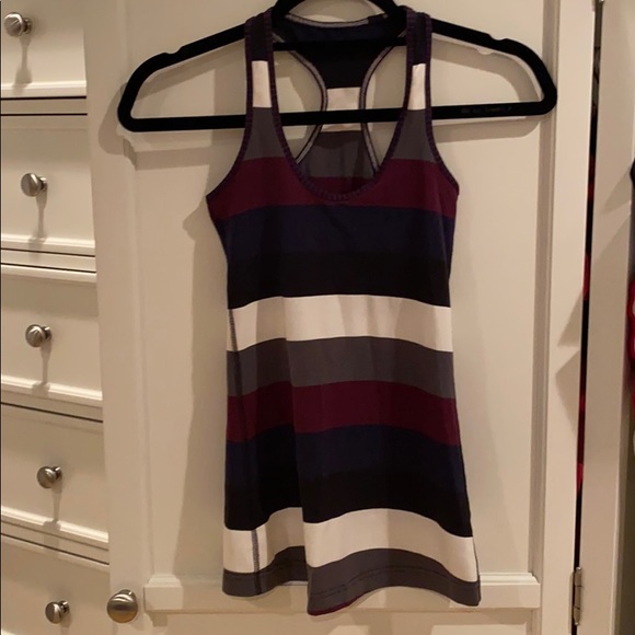 lululemon athletica Tops - Lululemon striped racerback tank